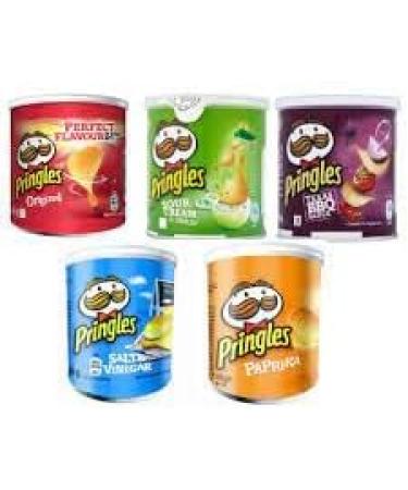 Pringles Sour cream & onion Pop & Go Crisps 12 x 40g - Buy Online on GoSupps.com