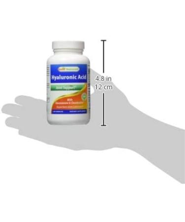 Best Naturals Hyaluronic Acid 100mg Capsules - 120 Count - Joint Support & Skin Health - Buy Online on GoSupps.com