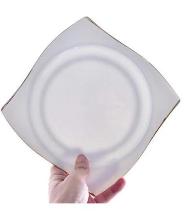 FURLOU Coffee Set Tea 4 Pcs Ceramic Bowl Dish Set Bone Porcelain Tableware Creative Phnom Penh Dishes Bone China Teacup platesset Square Plates Kitchen Dinnerware Mugs - Buy Online on GoSupps.com