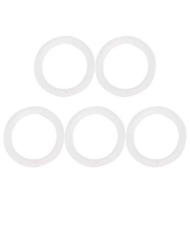 Navna 5 pieces O-rings silicone baby pacifier pacifier chain clips adapter holder for mam Schnuller holder animal removable transparent transparent