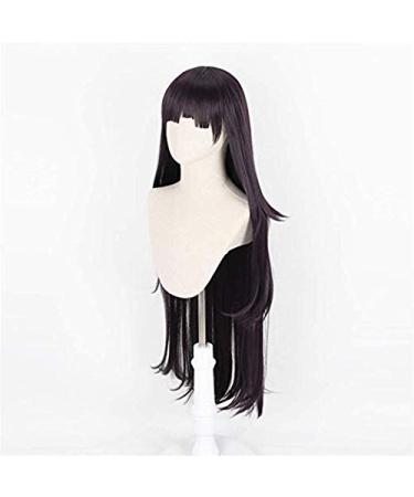Shop Lz 100cm Black Purple Mikan Tsumiki Anime Cosplay Wig for Dangan-Ronpa | Women's Party Wig & Cap - Buy Online on GoSupps.com