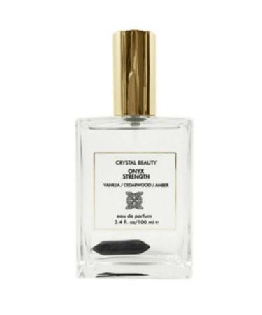 Crystal Beauty Onyx Strength Eau De Parfum 3.4 Fl Oz 100ml - Women's Perfume Long Lasting Notes of Vanilla Cedarwood and Amber Sweet & Woody Ladies Fragrance
