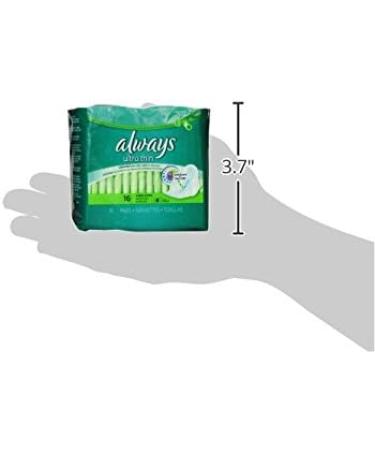 Always Ultra Thin Size 2 Super Pads With Wings Unscented 16 Count - Best Protection for Heavy Flow - Buy Online on GoSupps.com
