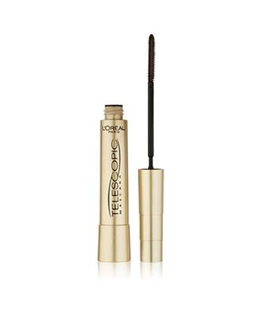 L'Oral Paris Makeup Original Telescopic Lengthening Mascara, Black Brown, 0.27 Fl Oz (1 Count) Washable Black Brown 0.27 Fl Oz (Pack of 1) - Buy Online on GoSupps.com