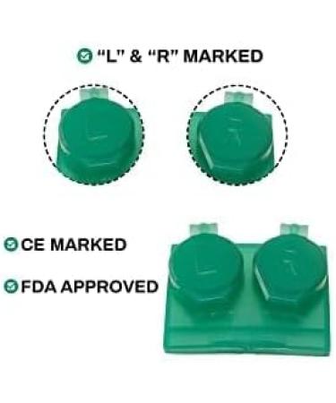 Travel-Friendly Contact Lens Cases | Lightweight & Portable - Mix Colours 4pcs, 8pcs, or 12pcs | Distinctive Design - Cute Bulk Storage | 4 Pair pack - Buy Online on GoSupps.com