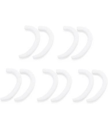 Fopytu 10 PCs Silicone Ear Protector Caps - Anti-Slip Masks & Hooks for Earache Relief - Transparent for Adults & Children - Buy Online on GoSupps.com