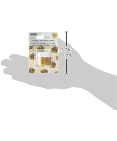PME Edible Lustre Colour Vintage Gold 2g - Pack of 1 | Food Grade Metallic Dust for Cake Decorating - Buy Online on GoSupps.com