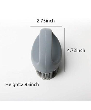 LiYao Exfoliating Body Brush - Silicone Shower Scrubber for Easy Cleaning & Hygienic Foaming - Red - Buy Online on GoSupps.com
