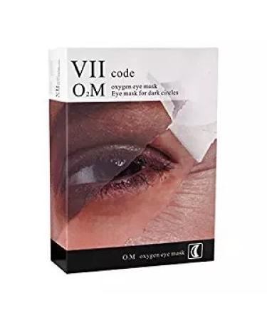VIIcode O2M Oxygen Eye Pads for Dark Circles - Reduces Puffiness  Crow's Feet  Fine Lines and Bags - Most Effective Treatments for Dark Circle 1 Box /6 Pairs