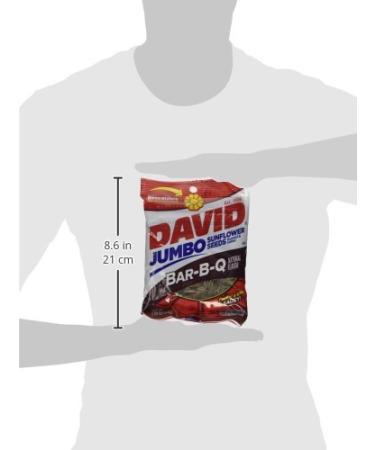 David BBQ Sunflower Seeds 5.25 oz (2 packs) - Roasted and Salted - 2 Pack 5.25 Ounce Bags - Buy Online on GoSupps.com