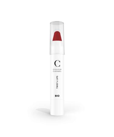 Couleur Caramel Twist & lips n 407- Rouge glossy Bio