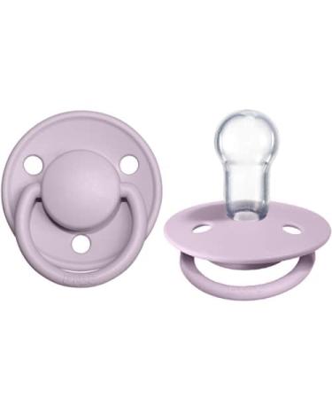 BIBS Pacifiers De Lux, BPA-Free Natural Rubber Baby Pacifier, Made in  Denmark