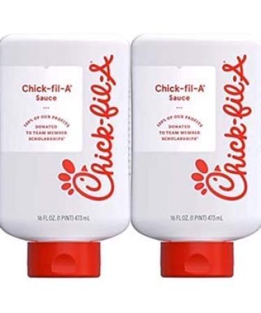 SET OF TWO Chick-fil-A Sauce 16 Oz Limited Edition Dipping Sauce Bottles
