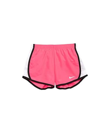 Nike Girls Dry Tempo Running Shorts (Hyper Pink (327358-A96) / Cool Grey/White, 5)