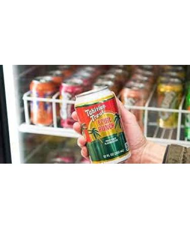 Tahitian Treat Fruit Punch Cans- Fruity Flavor Caffeine-Free Soda Pop Fridge Pack Sparkling beverage Carbonated Soft Drink-12 FL Oz (Pack of 12) - Buy Online on GoSupps.com