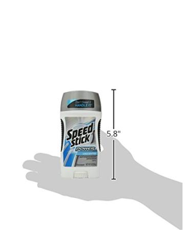 Speed Stick Antiperspirant & Deodorant Solid, Unscented, 3 oz - Pack of 1 - Buy Online on GoSupps.com