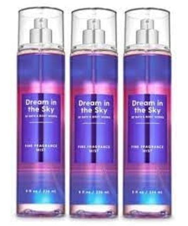 White Barn DREAM IN THE SKY (LAVENDER CLOUDS) 3-PACK Fine Fragrance Mist 8 Fluid Ounce