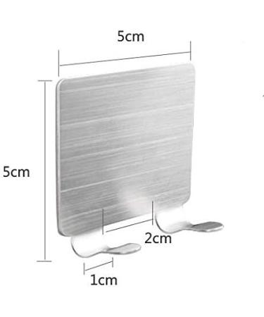 NUOWEI DUCK Razor Holder - Multi-Purpose Self-Adhesive Stainless Steel Hooks for Shower Kitchen Towel & More (8 Pack) | Waterproof & Durable - Buy Online on GoSupps.com