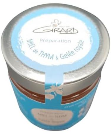 Miel Girard - Pr paration Miel de Thym et Gel e Royale - Soutien Immunitaire Bien- tre Gorge et Toux - Pot de 250g - Buy Online on GoSupps.com