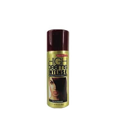 High Beams Intense Spray-On Hair Color -Burgandy - 2.7 Oz - Add Temporary Color Highlight to Your Hair Instantly - Great for Streaking  Tipping or Frosting - Washes out Easily Burgundy 2.7 Ounce (Pack of 1)