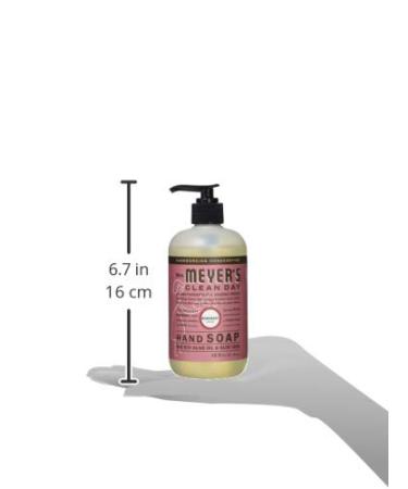 Mrs. Meyer's Rosemary Hand Soap 12.5 fl. oz - Biodegradable Formula - Pack of 6 - Buy Online on GoSupps.com