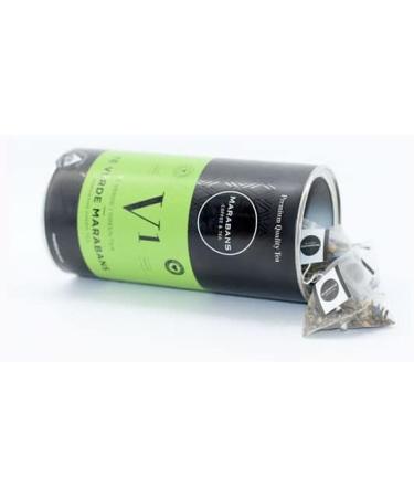  Marabans Coffee & Tea Maraban Green Tea in pyramids. Jar of 25 bags (pyramids) - Buy Online on GoSupps.com