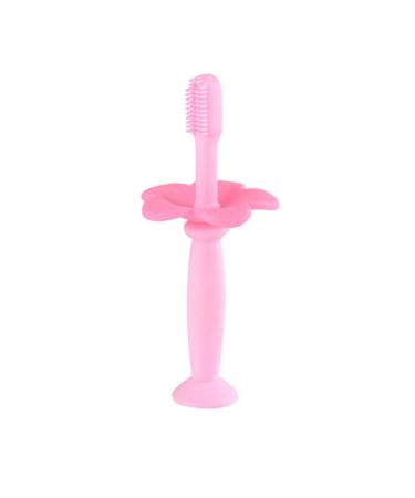 Sewoart 1stk Baby toothbrush brisk toothbrush toothbrush toothbrush made of silicone infant toothbrush baby training toothbrush toothbrush child rosa clean sound wall 1 piece (1 Pack) pink