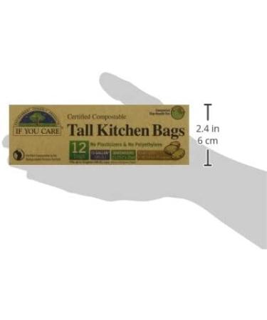 If You Care Tall Kitchen Bags - 13 Gallon, 12 Count | Eco-Friendly & Durable - Buy Online on GoSupps.com