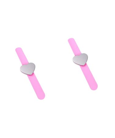 Sewacc 2st Magnetic Sprengring Nobel pillow for needles Hair clipping bracelets Magnetic bracelet Hair Quilten Soft Friseur Arm Band pebbles Halloween Halloween Child Rosax2st 24x6x0.5cmx2pcs