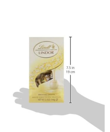 Lindt Lindor White Chocolate Truffle - 5.1 oz | Irresistible Indulgence from Lindt - Buy Online on GoSupps.com