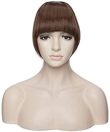 Shop Sego Pony Hair Clip-In Bangs Extensions - Natural Black & Light Brown Fringe | Premium One Piece Hair Extensions for Effortless Style - Buy Online on GoSupps.com