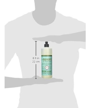 Mrs. Meyer's Liquid Dish Soap - Biodegradable Basil, 16 fl oz (Pack of 3) - Buy Online on GoSupps.com