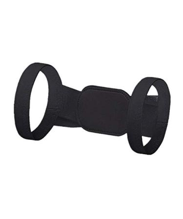 Back Posture Corrector Shoulder Back Straight Brace Belt for Adult Children Back Posture Corrector (Color : Black Size : S) (Black Medium) (White S) Black Small