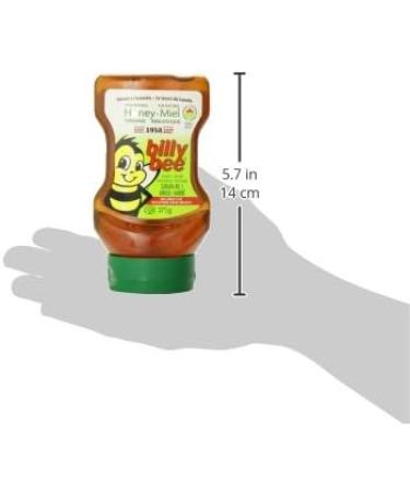 Billy Bee Honey Organic Pure Natural Honey Liquid Amber Upside-down Squeeze 375g (Pack of 1) Liquid Amber 375 g (Pack of 1) - Buy Online on GoSupps.com
