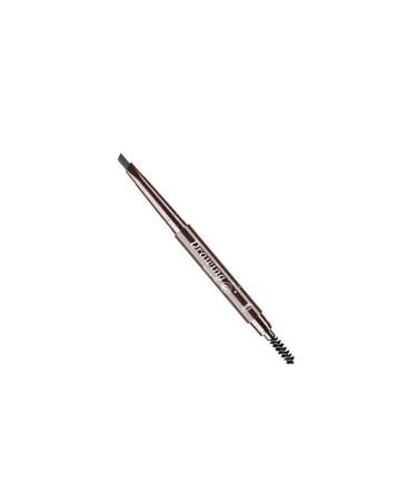 twcrvil Eyebrow Pencil Natural 2MM Rotary Pen Lightweight Lasting Makeup Tool Exquisite Eyebrow Pen with Eyebrow Brush Dark Gray
