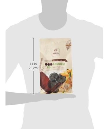 CACAO BARRY 76% Min Cocoa Chocolate Ecuador Pistoles 1 kg - Buy Online on GoSupps.com