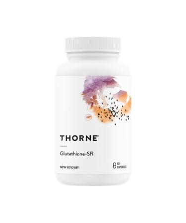 Thorne Glutathione-SR - Sustained-Release Glutathione for Antioxidant Support - 60 Capsules
