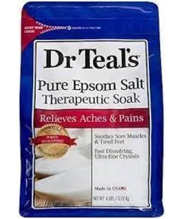 Dr. Teal's Epsom Salt Soak Recovery Gift Set - Lavender, Eucalyptus & Spearmint Soothe & Relax, 12lb Total - Ease Aches & Pains at Home - Buy Online on GoSupps.com