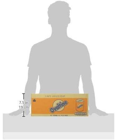 Ovaltine Chocolate Tin 1200g (Pack of 6) - Buy Online on GoSupps.com