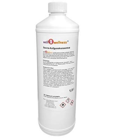 Sauna infusion - concentrate/sauna fragrance - concentrate 1.0 l - over 100 top aromas to choose from (Green Apple)