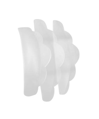 Beavorty Eyelash Pads 3 Pairs Lady Tools Silicone Patches Lash Tool Extension Glue Pad Gel Eye Pads Makeup Tool Women Eye Pads Girl Eye Patches Rubber Pad Rubber Clip Auxiliary