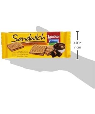 Loacker Sandwich Chocolate flavored waffles with chocolate cream - 75 g - Buy Online on GoSupps.com
