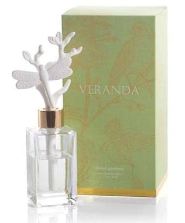 Zodax French Gardenia Dragonfly Veranda Porcelain Diffuser