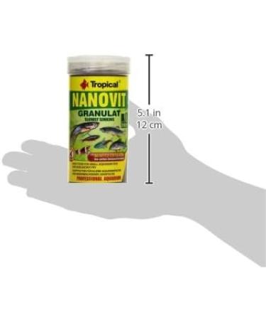 Tropical NANOVIT GRANULAT 250ml / 175g - Small sinking granules with multi-ingredients for small aquarium fish - Buy Online on GoSupps.com