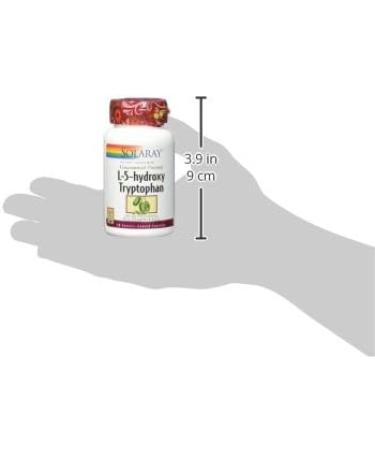 Solaray L-5-HTP with B6 & C Capsules | 30 Count | Guaranteed Potency | Boost Mood & Well-being - Buy Online on GoSupps.com