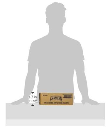Cento Quartered Artichoke Hearts in Brine 14oz (Pack of 12) - Bulk Pack of 12 Cans - Premium Quality Artichoke Hearts - Buy Online on GoSupps.com