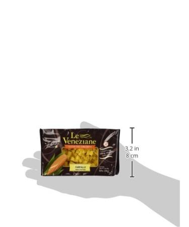 Le Veneziane Gluten-Free Farfalle Pasta - 35.2 oz. (4 x 8.8 oz. Pkgs) - Authentic Italian Quality - Buy Online on GoSupps.com