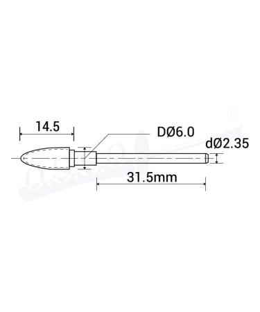 Tungsten Carbide Nail Drill bits for Manicure Gel Removal - Buy Online on GoSupps.com