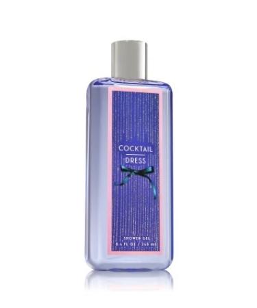 Bath and Body Works Cocktail Dress Shower Gel 8.4 Ounce Tall Rectangle Bottle