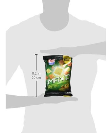 Chex Mix MAX'D Spicy Dill 4.25 Oz (Pack of 8) - Delicious and Bold Snack Mix - Buy Online on GoSupps.com